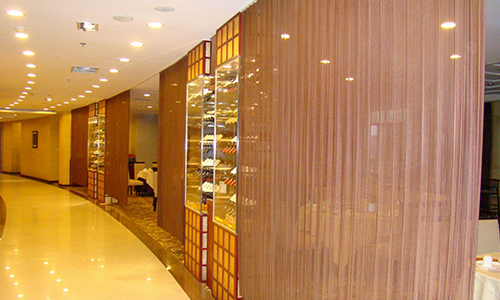 architecture wire drapery