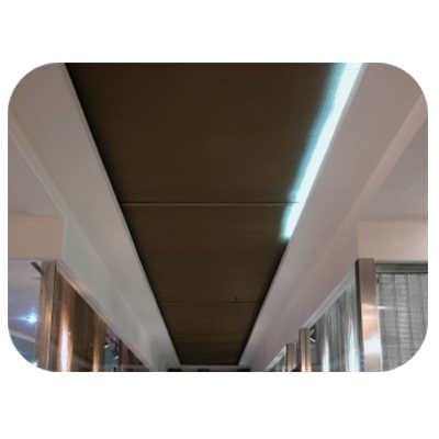 Perforated Aluminium Pop Metal Restaurant Ceiling