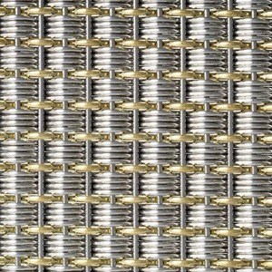 Brass And Stainless Steel Evevator Fabric TAC-43-1